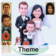 theme cake toppers
